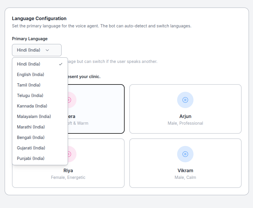 Multi-Language Support Dashboard